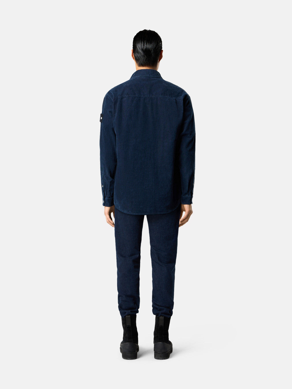 1100008 INDIGO MICRO CORDUROY-RINSED