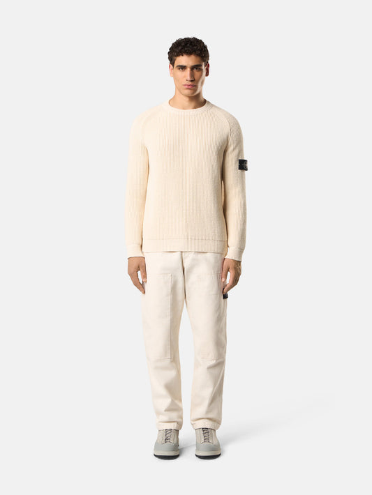 3100001 NATURAL COTTON GABARDINE_STONE ISLAND RAW BEAUTY