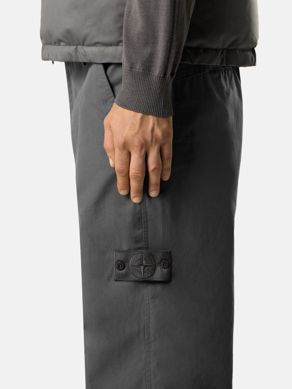 3100042 WEATHERPROOF COTTON CANVAS_STONE ISLAND GHOST