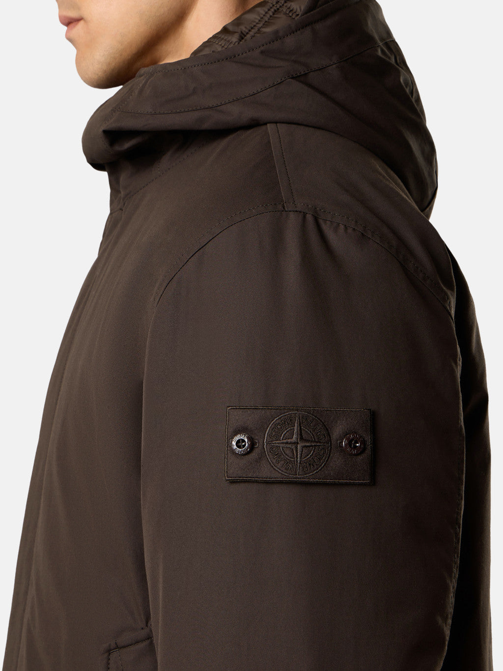 4100105 WEATHERPROOF COTTON CANVAS_STONE ISLAND GHOST