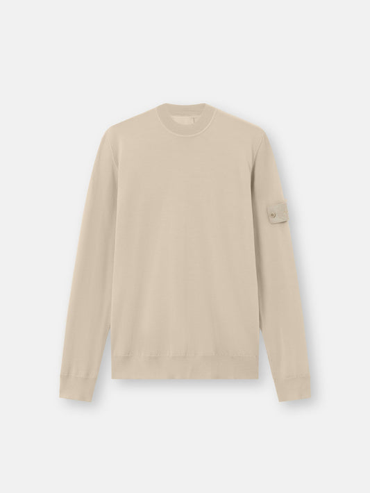 5100074 PURE LIGHT RWS WOOL_STONE ISLAND GHOST