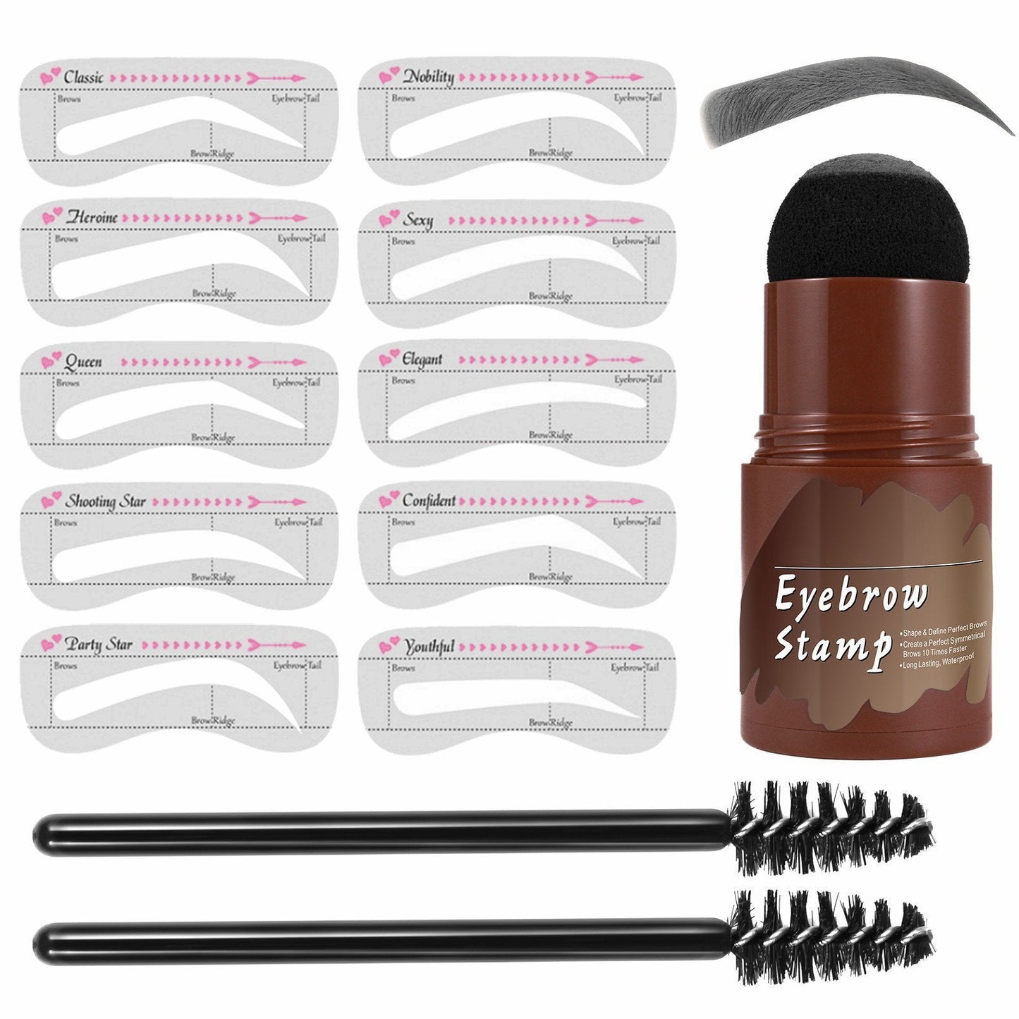 🔥 49% OFF-Perfect Brows Stencil & Stamp Kit
