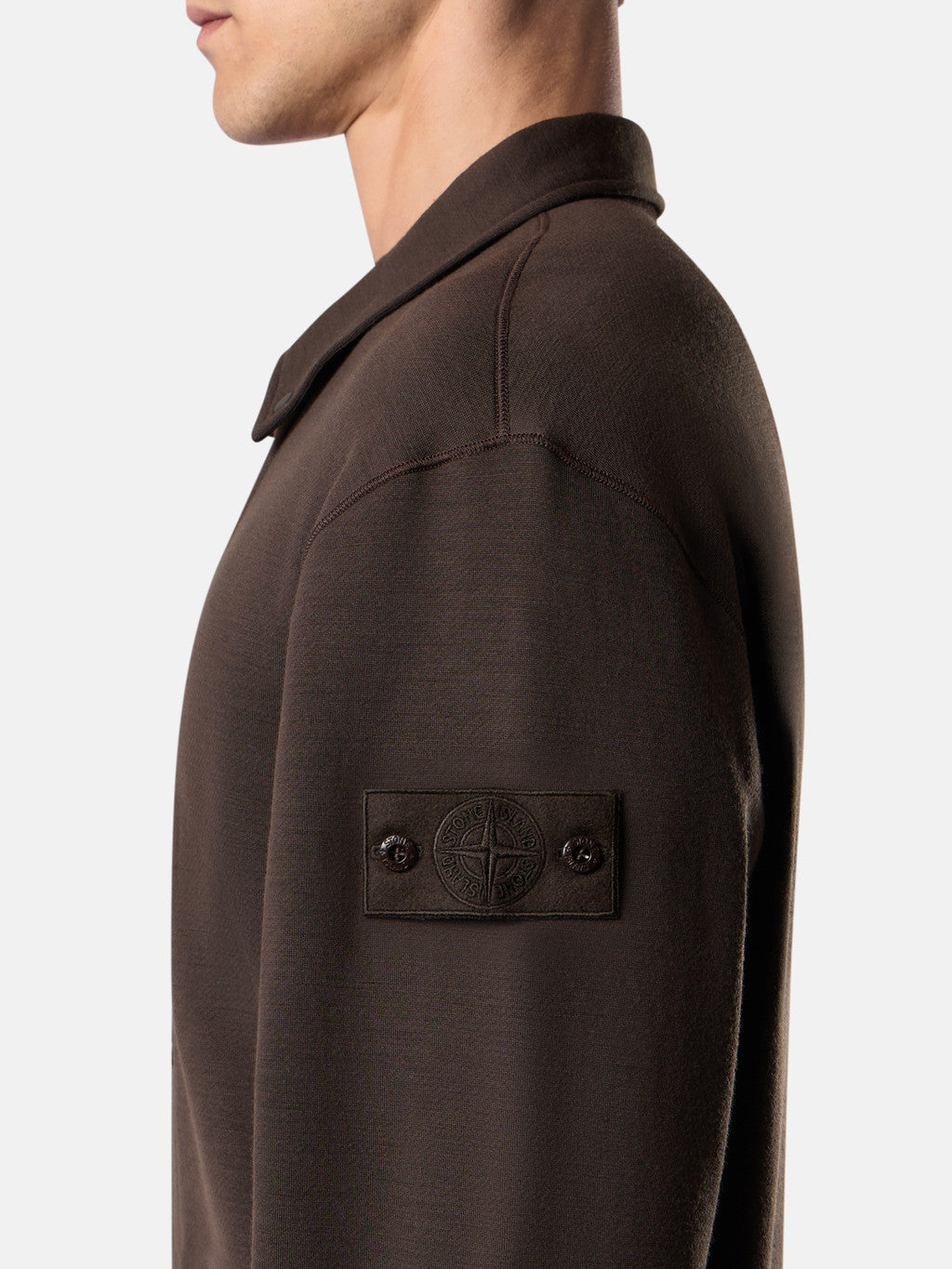 6100050 COTTON WOOL FLEECE_STONE ISLAND GHOST