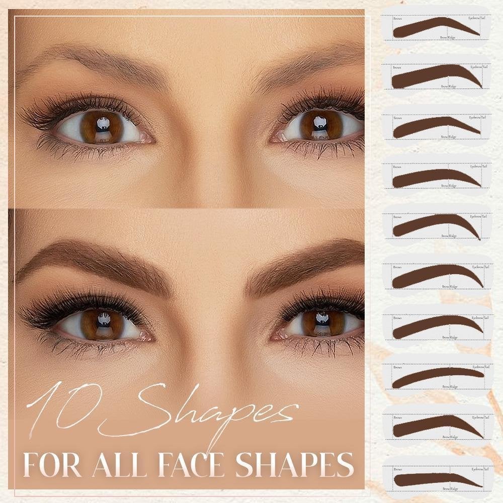 🔥 49% OFF-Perfect Brows Stencil & Stamp Kit