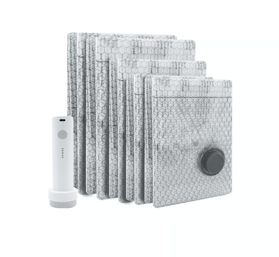 🏆⚡ 50K+ SOLD! Cordless Travel Vacuum Storage Compression Bag