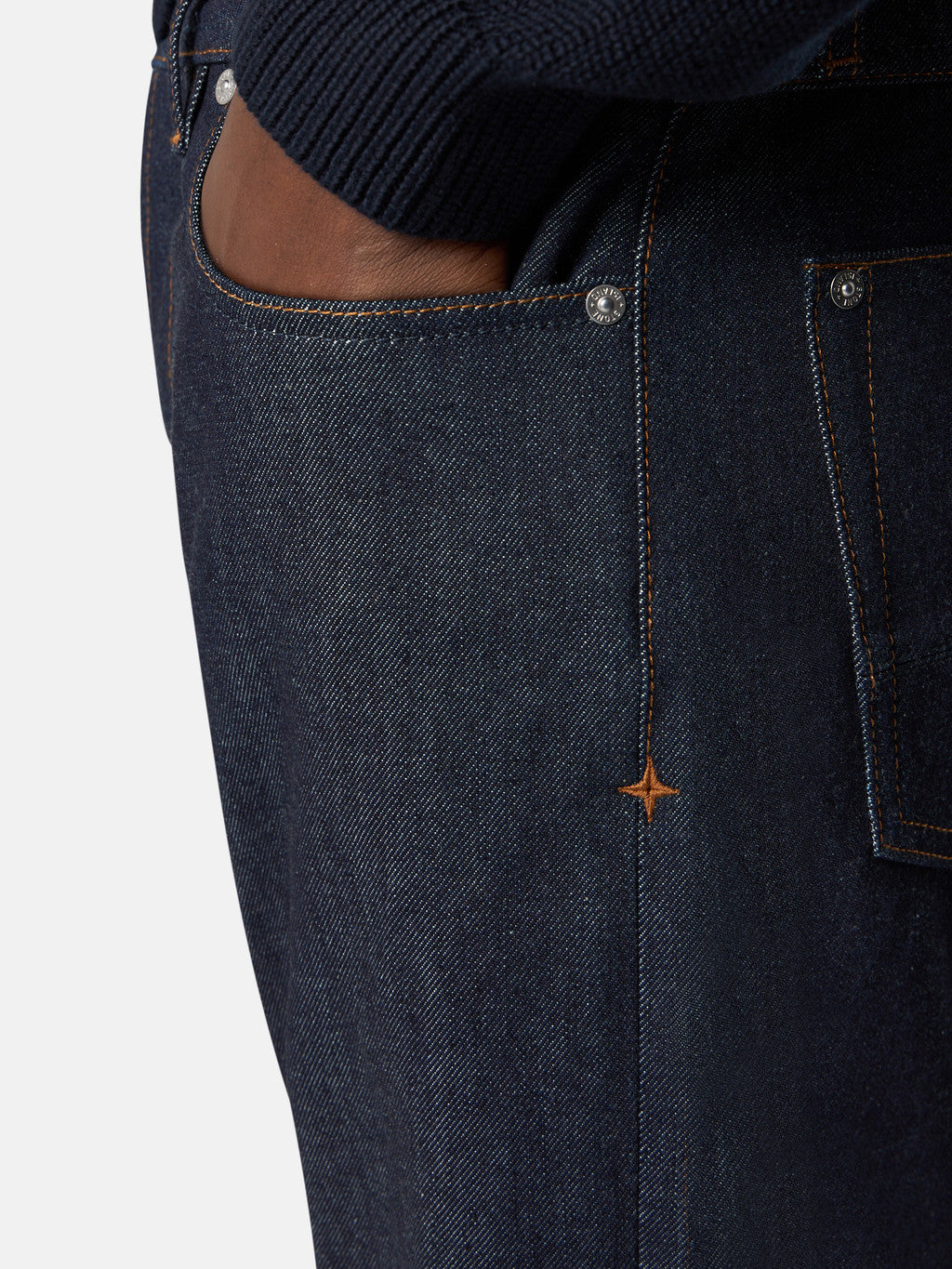 J100005 INDIGO DENIM-RAW