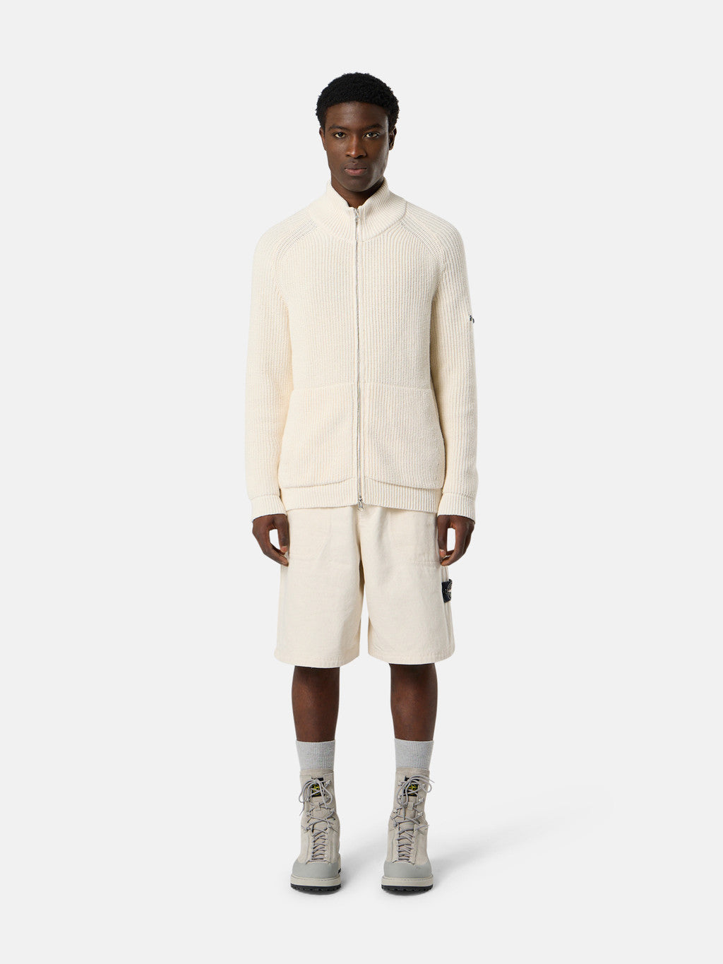 L100001 NATURAL COTTON GABARDINE_STONE ISLAND RAW BEAUTY