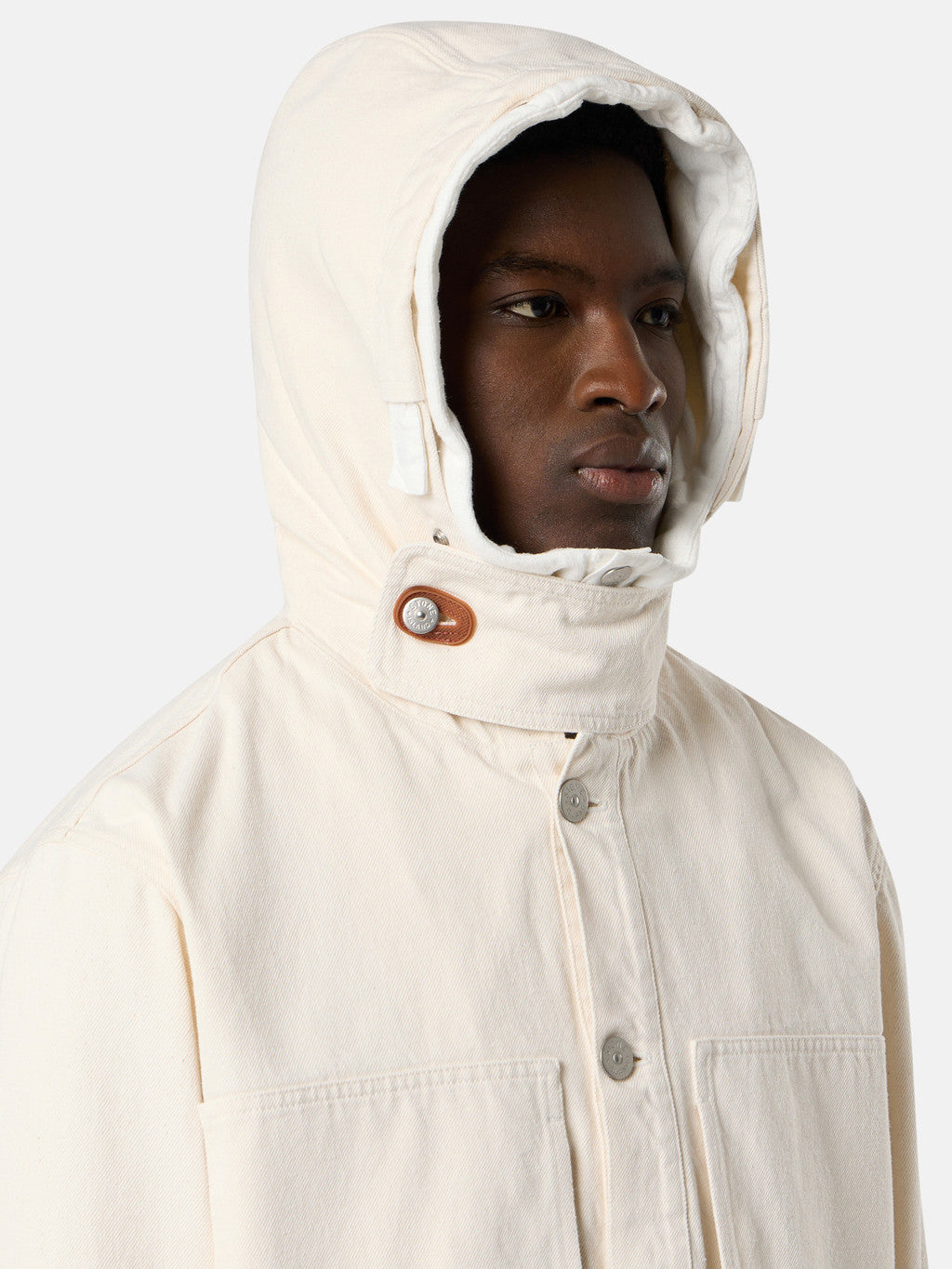 Q100001 NATURAL COTTON GABARDINE_STONE ISLAND RAW BEAUTY